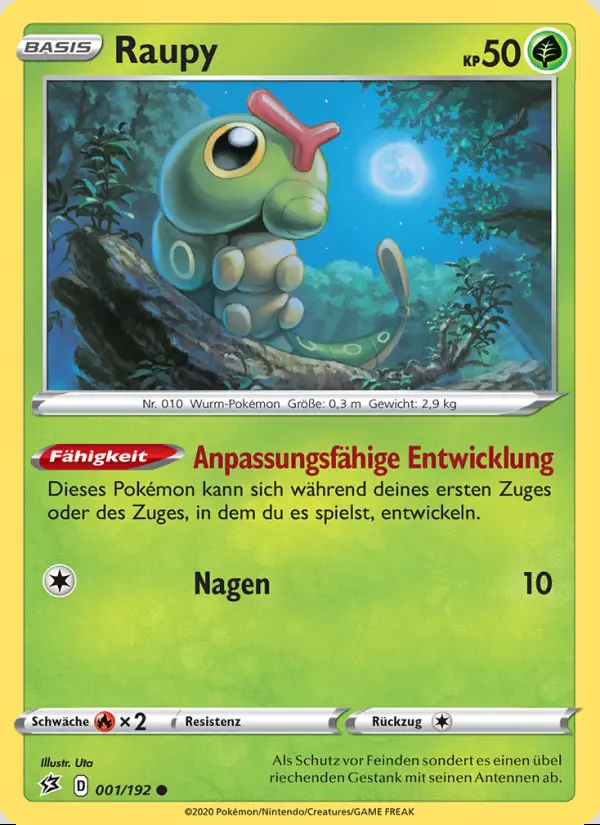 Image of the card Raupy