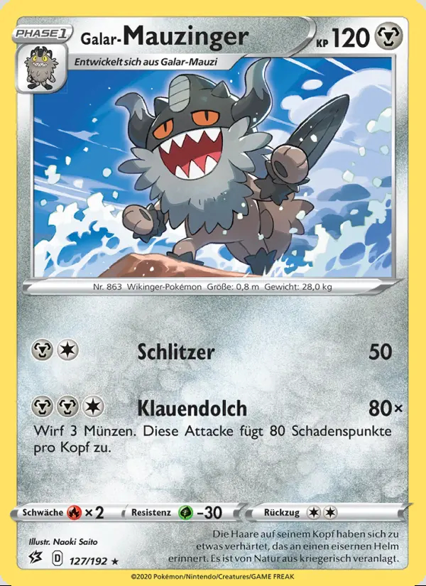 Image of the card Galar-Mauzinger