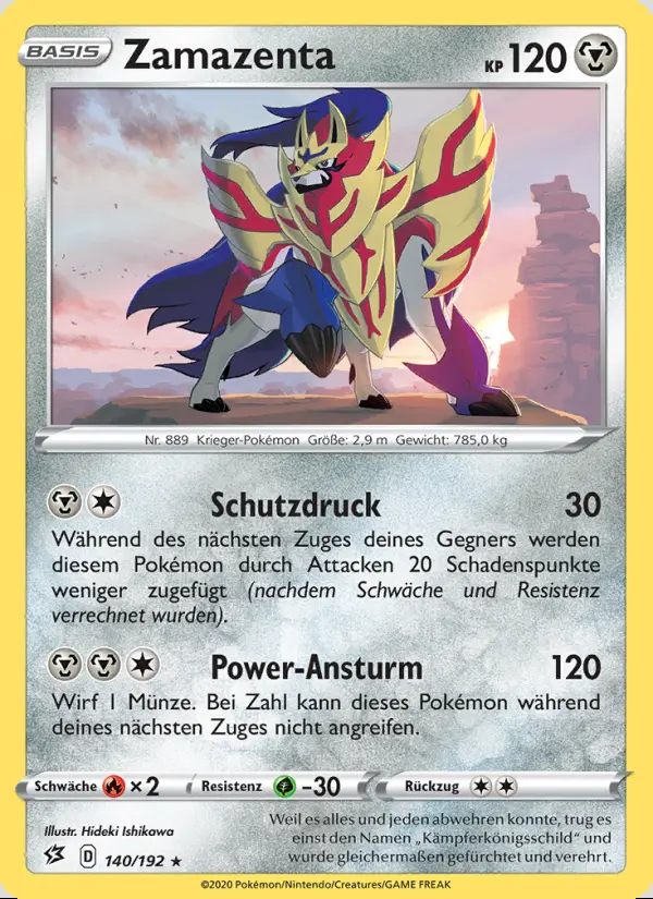 Image of the card Zamazenta