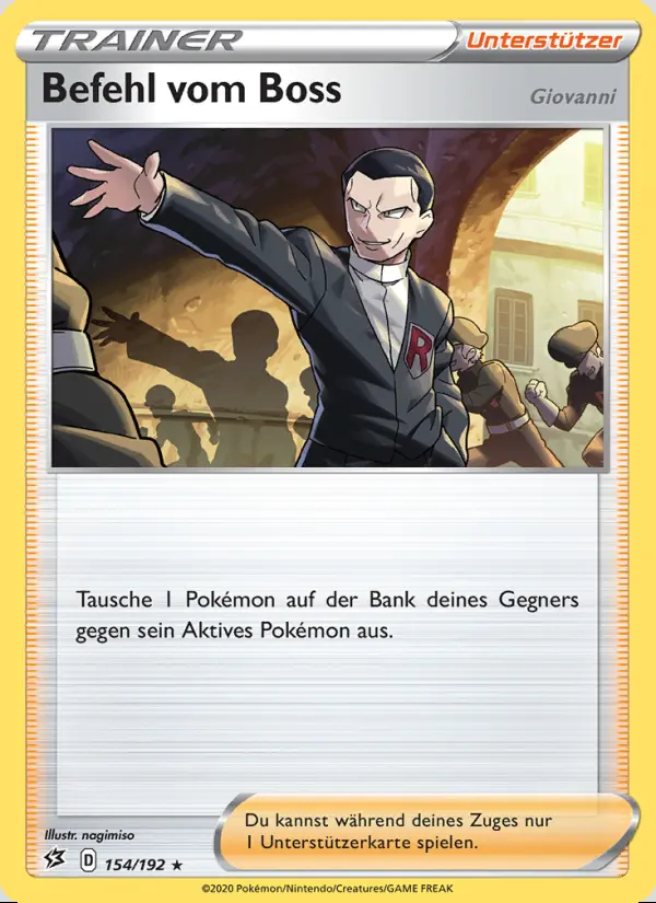 Image of the card Befehl vom Boss