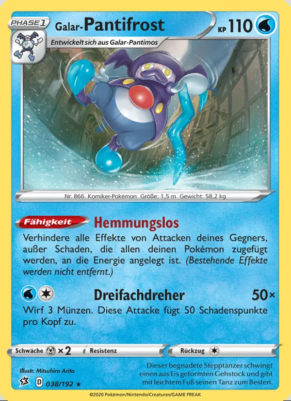 Image of the card Galar-Pantifrost