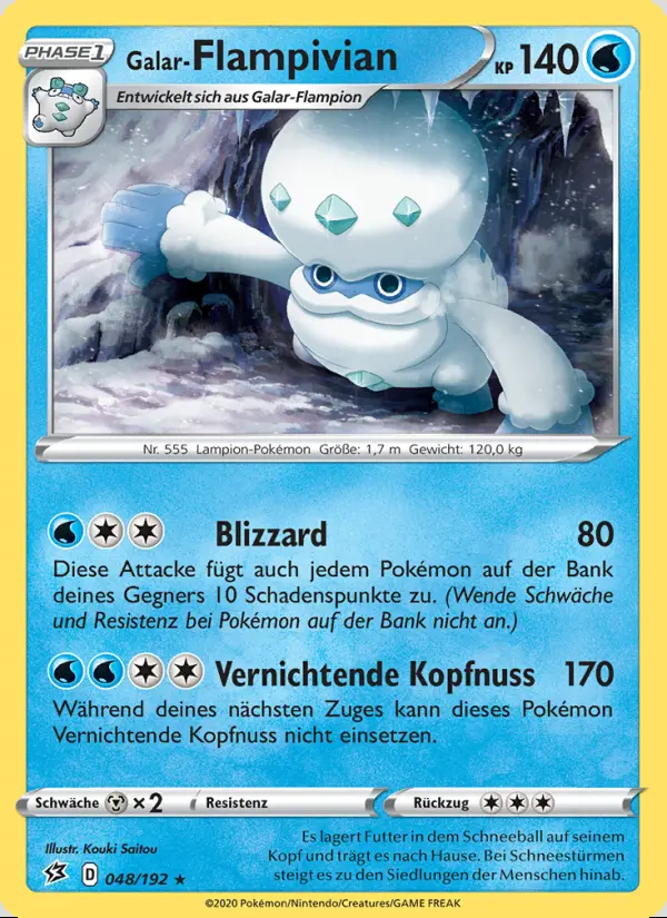 Image of the card Galar-Flampivian