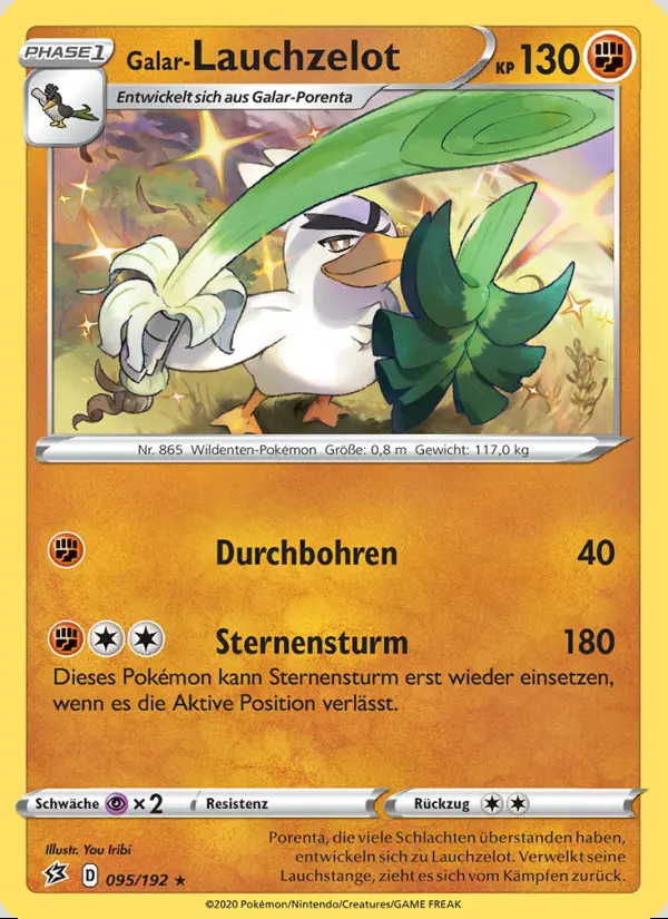 Image of the card Galar-Lauchzelot