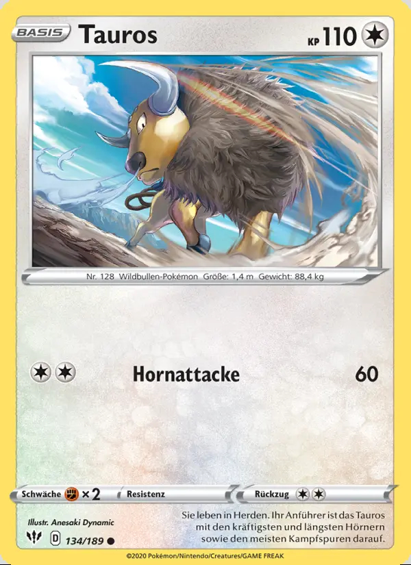 Image of the card Tauros