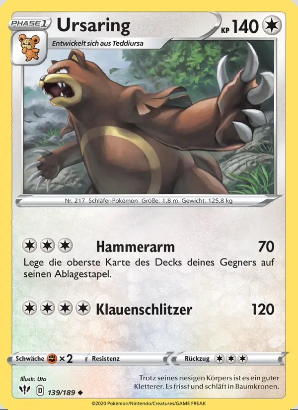 Image of the card Ursaring