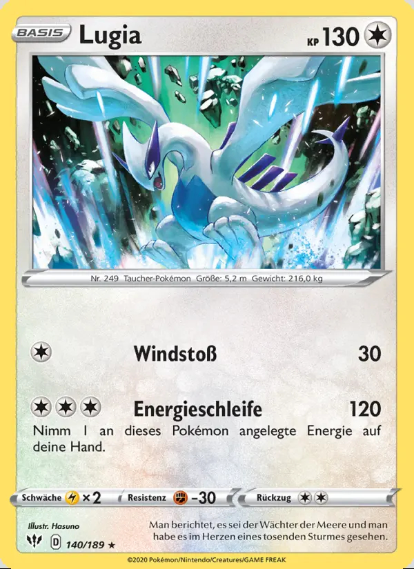 Image of the card Lugia