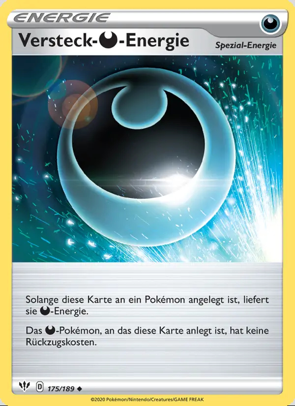 Image of the card Versteck-Darkness-Energie