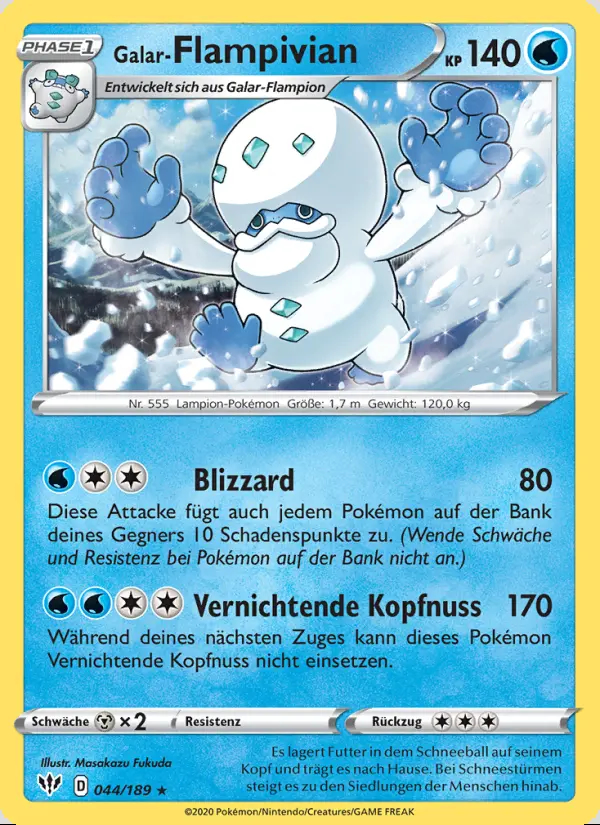 Image of the card Galar-Flampivian