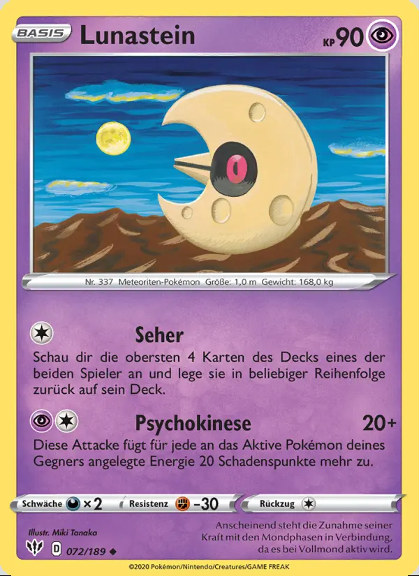 Image of the card Lunastein