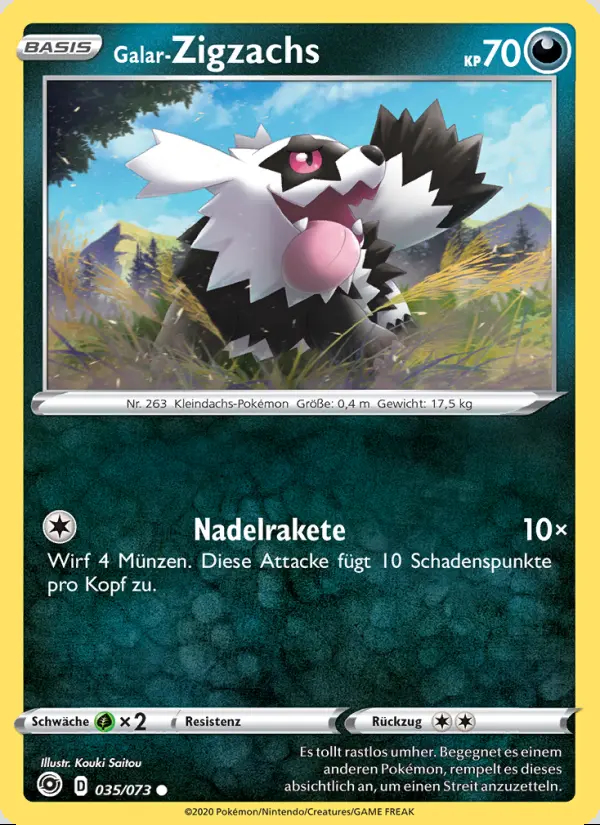 Image of the card Galar-Zigzachs