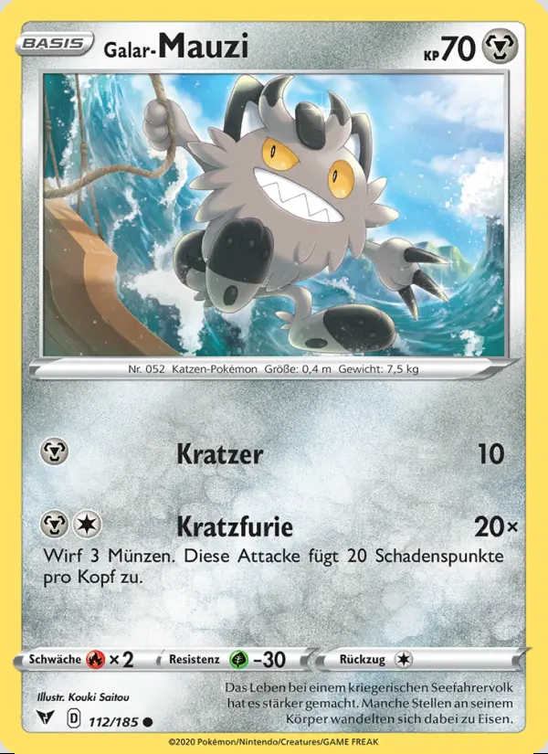 Image of the card Galar-Mauzi