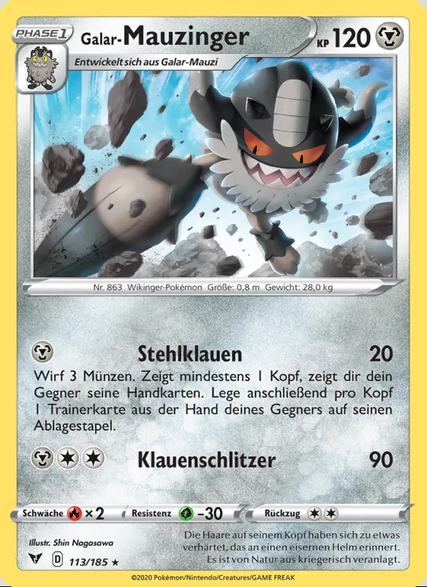 Image of the card Galar-Mauzinger