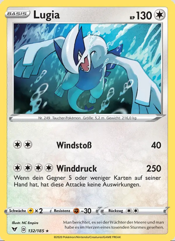 Image of the card Lugia