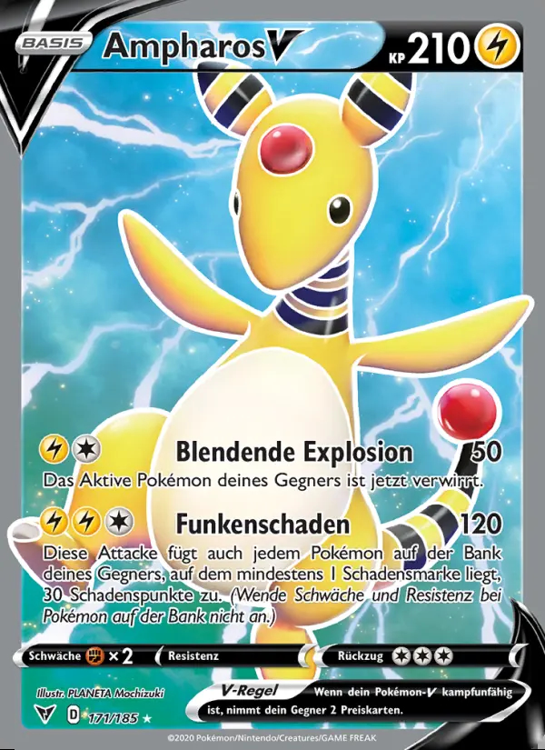 Image of the card Ampharos V