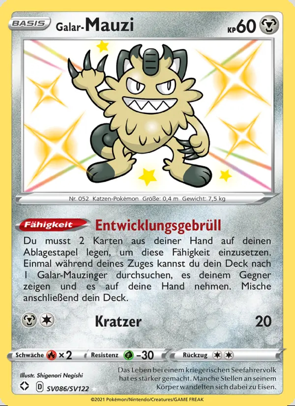 Image of the card Galar-Mauzi