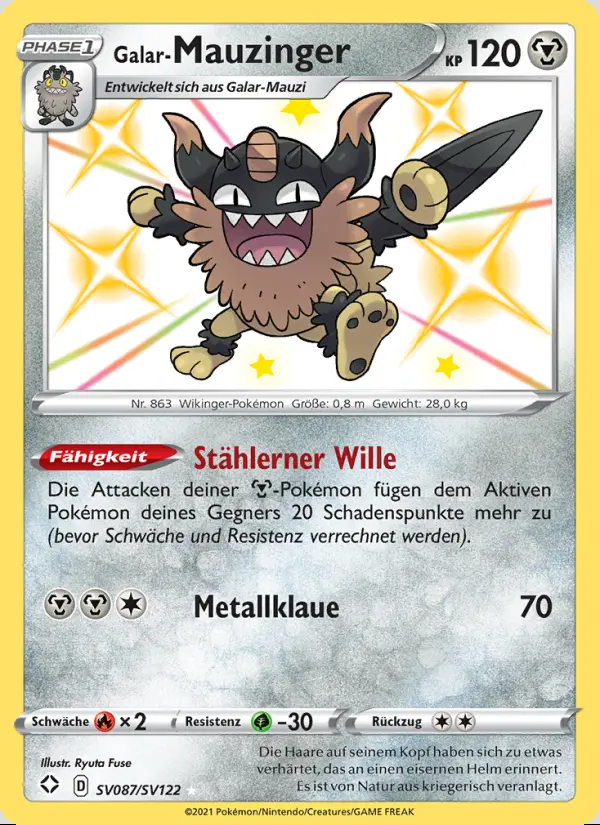 Image of the card Galar-Mauzinger