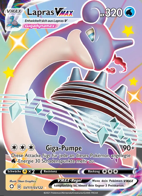 Image of the card Lapras VMAX