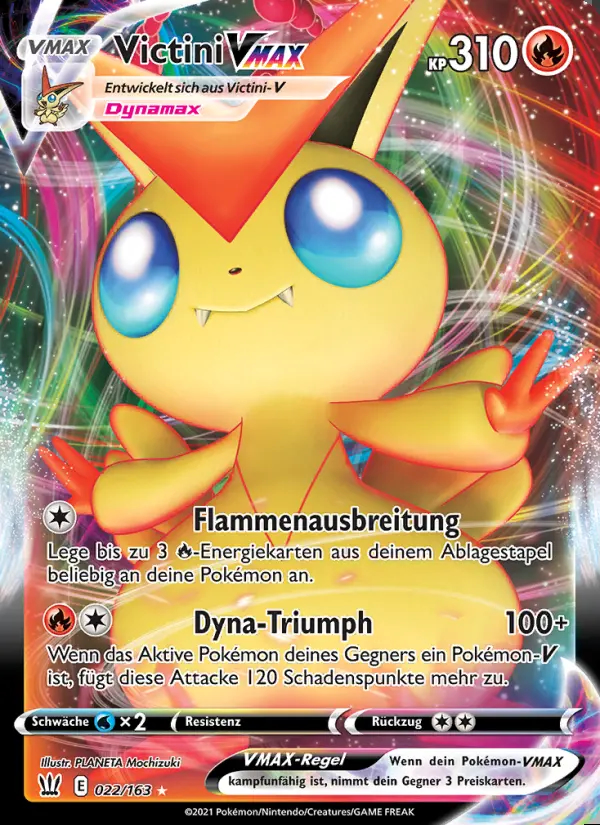 Image of the card Victini VMAX