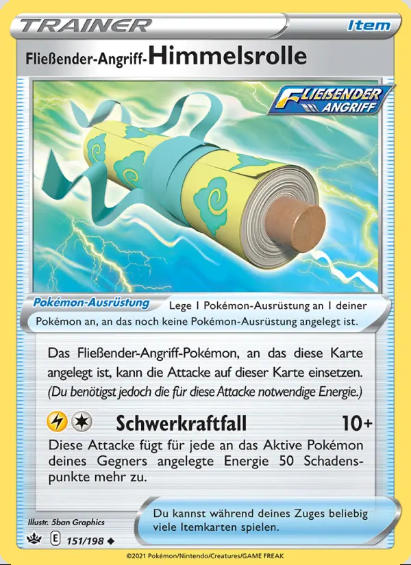 Image of the card Fließender-Angriff-Himmelsrolle