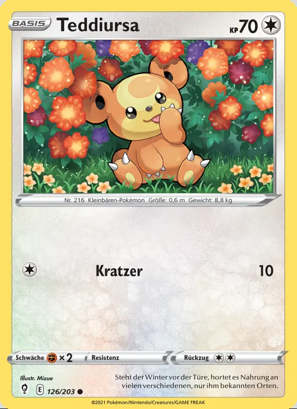 Image of the card Teddiursa