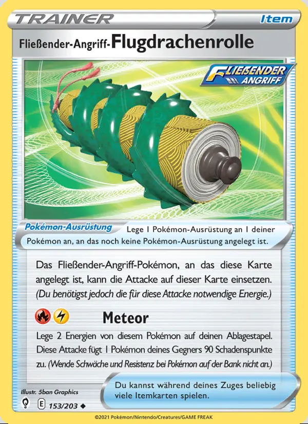 Image of the card Fließender-Angriff-Flugdrachenrolle