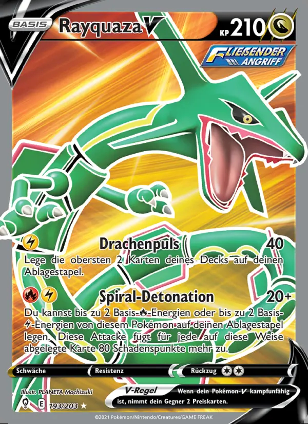 Image of the card Rayquaza V