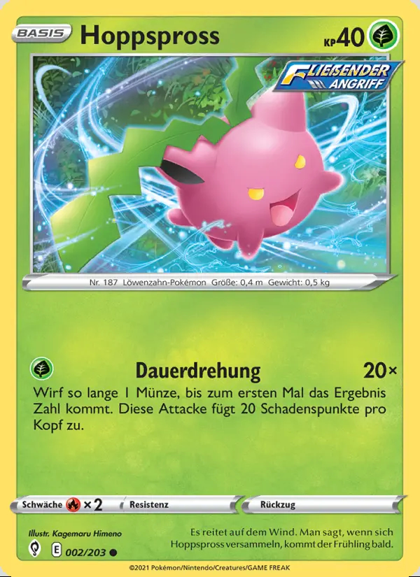 Image of the card Hoppspross