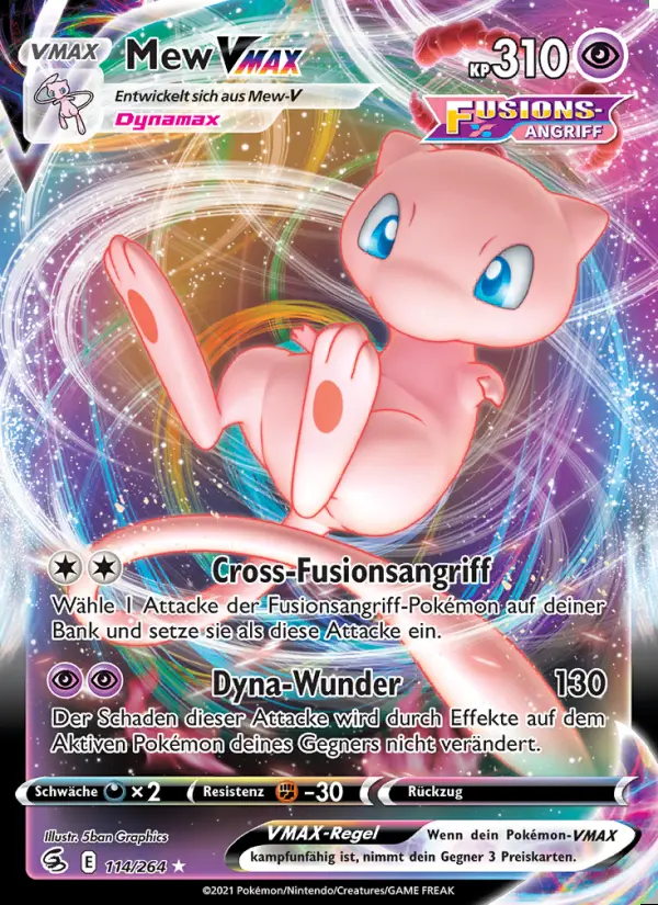 Image of the card Mew VMAX