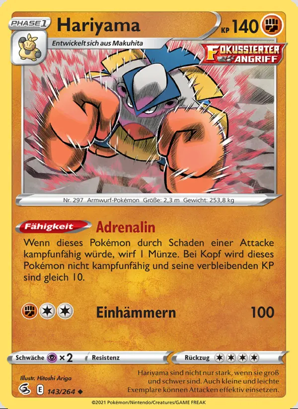 Image of the card Hariyama