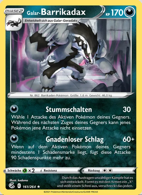 Image of the card Galar-Barrikadax