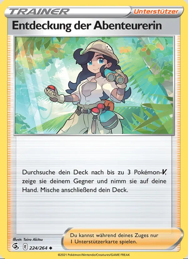 Image of the card Entdeckung der Abenteurerin