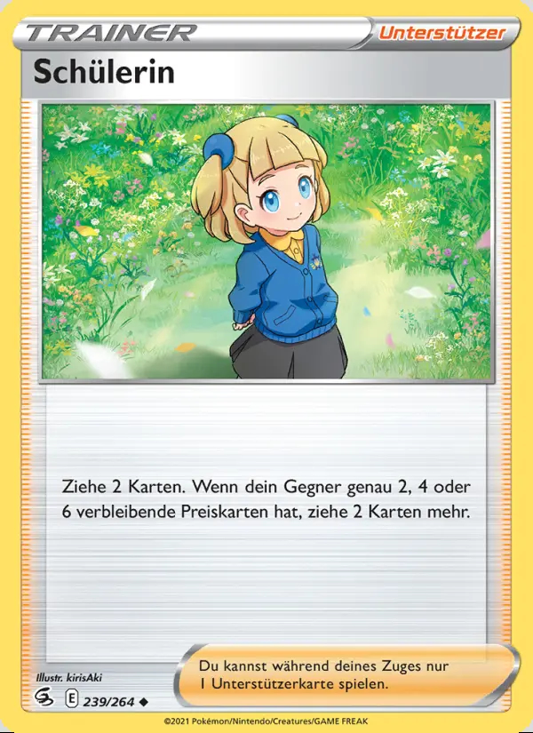 Image of the card Schülerin