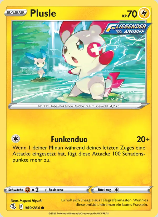 Image of the card Plusle