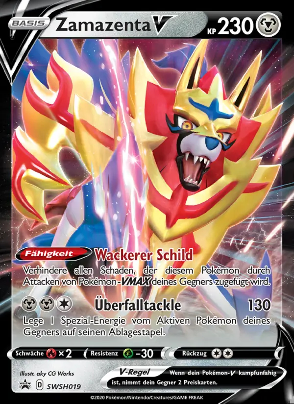 Image of the card Zamazenta V