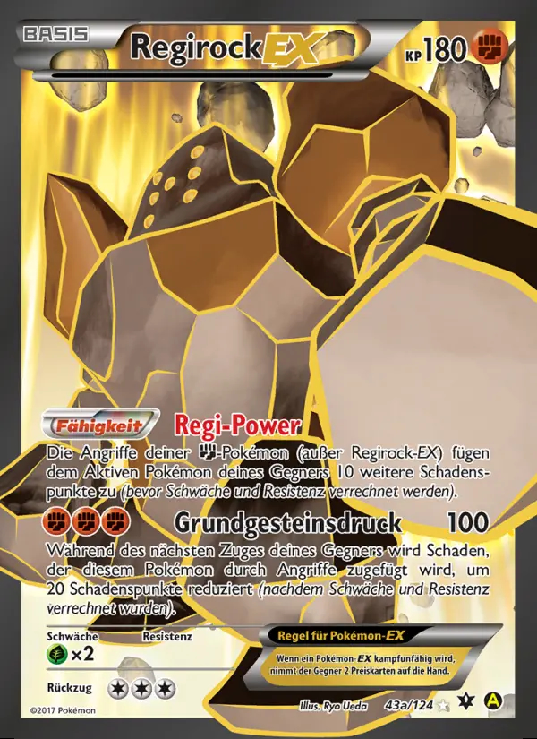 Image of the card Regirock EX