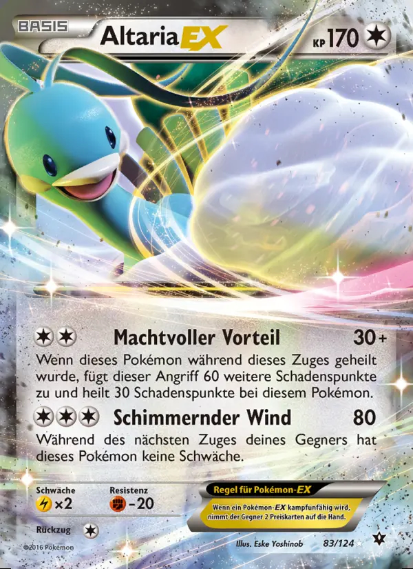 Image of the card Altaria EX