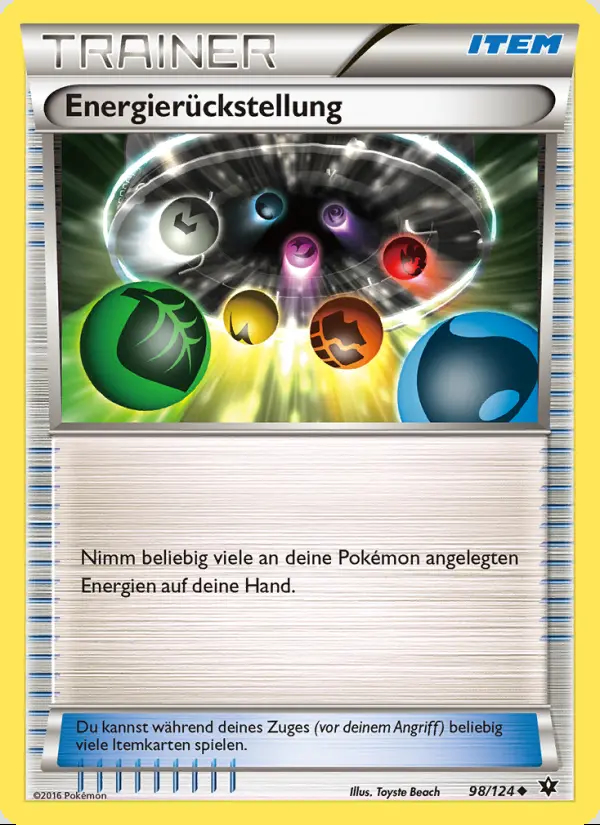 Image of the card Energierückstellung