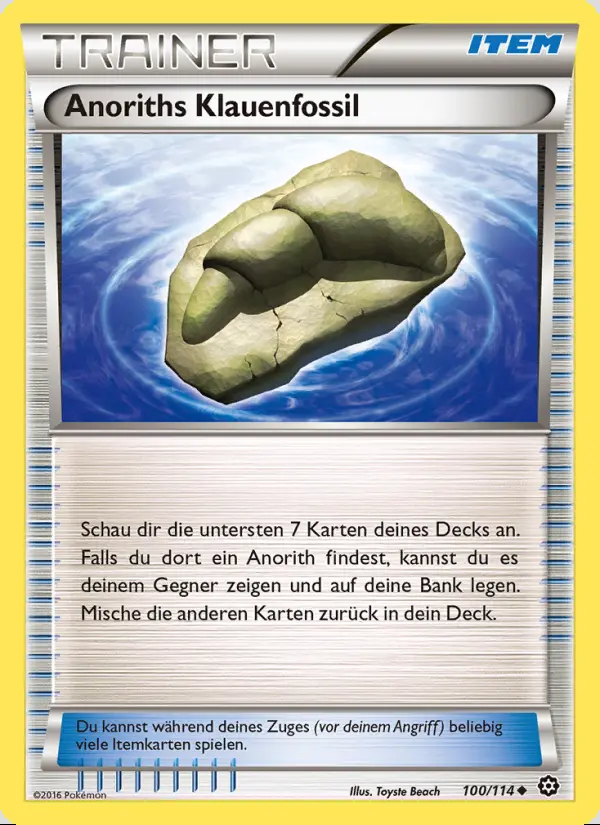 Image of the card Anoriths Klauenfossil