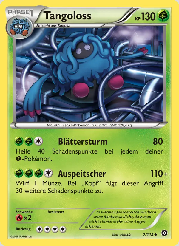 Image of the card Tangoloss