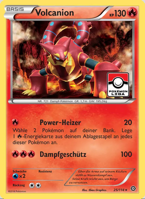 Image of the card Volcanion