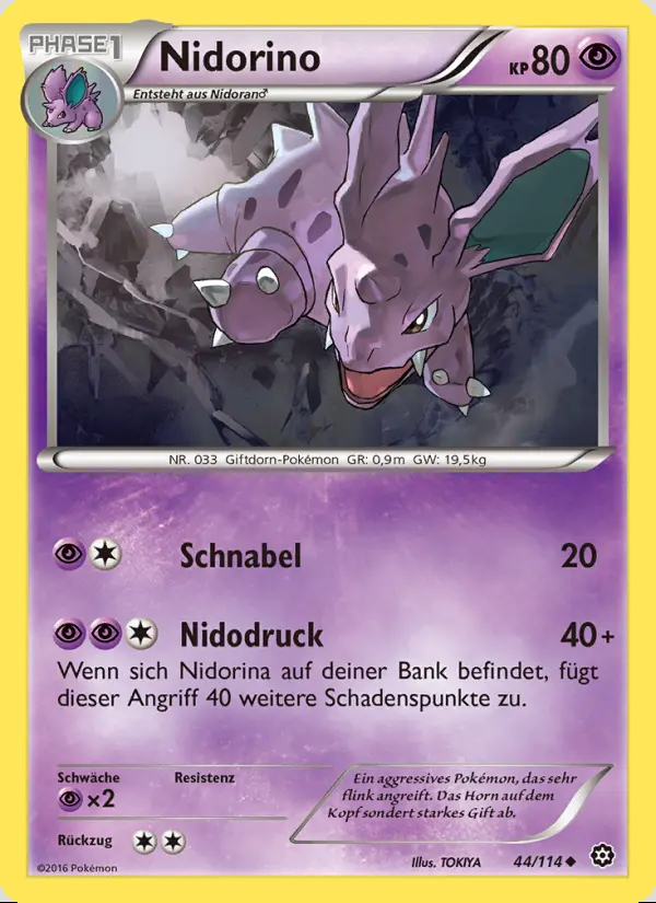 Image of the card Nidorino