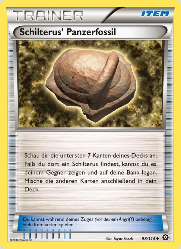 Image of the card Schilterus' Panzerfossil