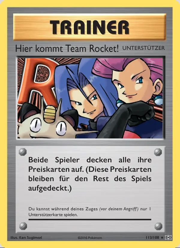 Image of the card Hier kommt Team Rocket!