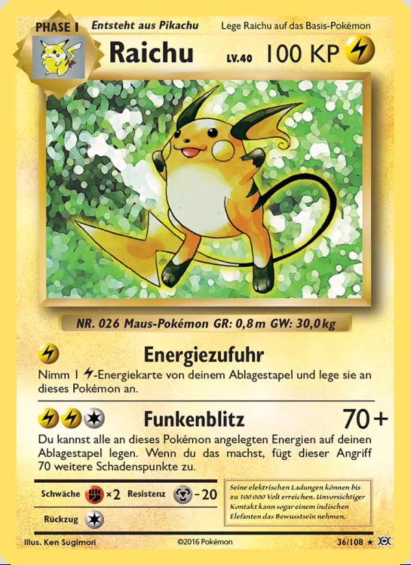 Image of the card Raichu