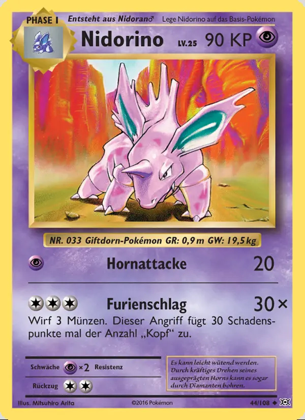 Image of the card Nidorino