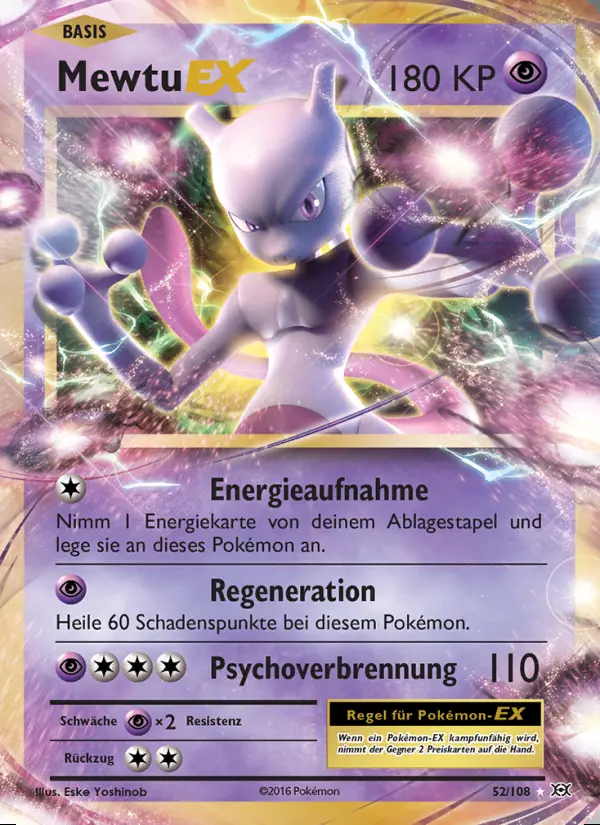 Image of the card Mewtu EX