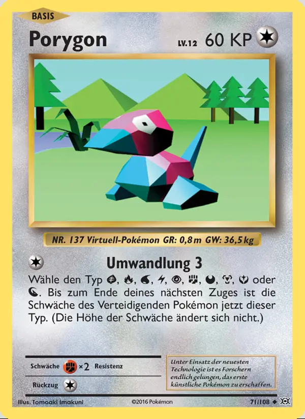 Image of the card Porygon