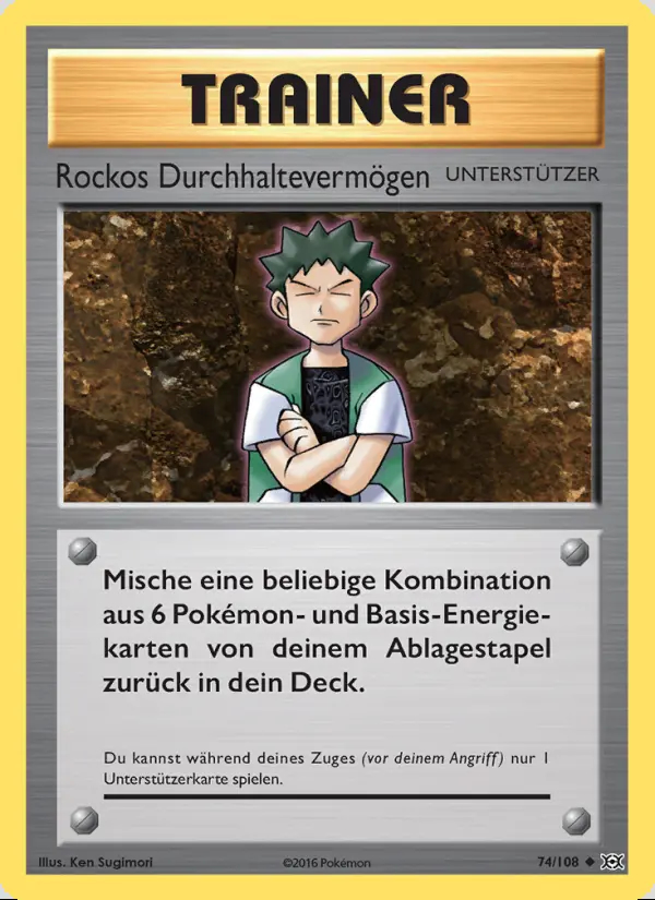 Image of the card Rockos Durchhaltevermögen