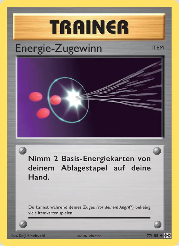 Image of the card Energie-Zugewinn