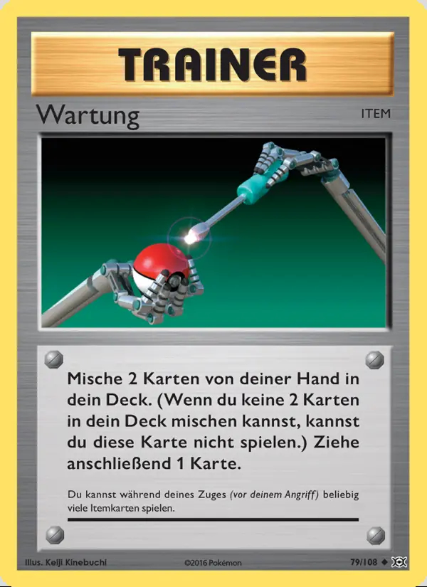 Image of the card Wartung